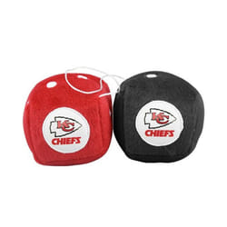 Fremont Die NFL Kansas City Chiefs 3 Fuzzy Dice 3 Team Colors