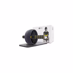 Sports Research Ab Wheel 3 Abdominal Exercise Wheel for Core Strength Training Includes Knee Pad