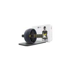 Sports Research Ab Wheel 3 Abdominal Exercise Wheel for Core Strength Training Includes Knee Pad