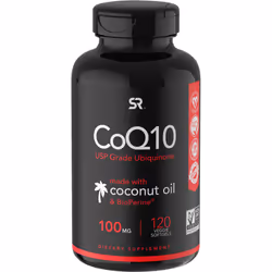 Sports Research, CoQ10 with BioPerine & Coconut Oil, 100 mg, 120 Veggie Softgels