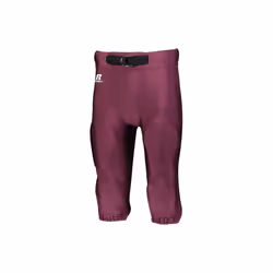 Russell F2562M.MAR.XL Adult Deluxe Game Pant, Maroon - Extra Large