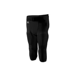 Russell F25PFP.BLK.XS Adult Practice Pant, Black - Extra Small
