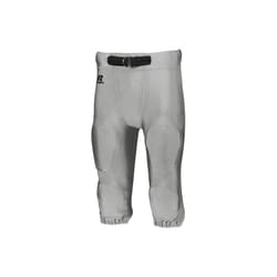 Russell F2562W.GSV.XL Youth Deluxe Game Pant, Grid Iron Silver - Extra Large