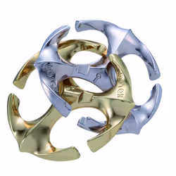 BePuzzled Hanayama Cast Metal Puzzle Rotor, 3D puzzle, 12 yr(s)