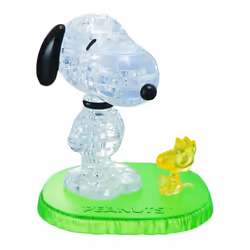 BePuzzled Original 3D Crystal Puzzle Snoopy & Woodstock, Cartoons, 12 yr(s)