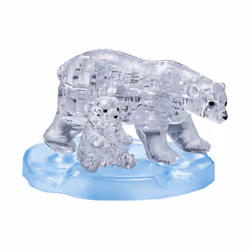 BePuzzled Original 3D Crystal Puzzle Polar Bear, Fauna, 12 yr(s)