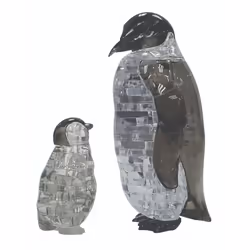 BePuzzled Original 3D Crystal Puzzle Penguin & Baby, Farm, 12 yr(s)