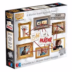 University Games The Art of Murder, Board game, Detective
