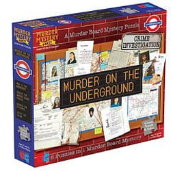 University Games Murder on the Underground Board game Detective