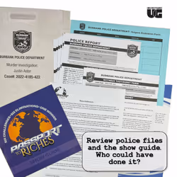 University Games Murder Mystery Party Passport to Murder Jigsaw puzzle Other