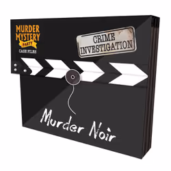 University Games Murder Mystery Party Case Files: Murder Noir, Board game, Detective