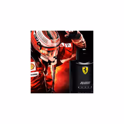 Ferrari Scuderia Black Eau De Toilette Spray For Men  4.2 Ounce