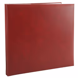 Pioneer Leatherette Post Bound Album 12"X12"-Burgundy