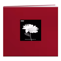Pioneer 8 Inch by 8 Inch Postbound Fabric Frame Cover Memory Book  Tur