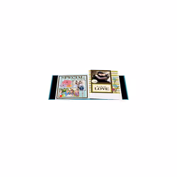 Pioneer 8 Inch by 8 Inch Postbound Fabric Frame Cover Memory Book  Tur