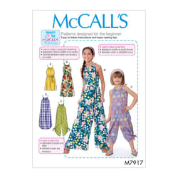 McCall's Patterns McCall's Girl's Baggy Jumpsuit Sewing  Sizes 3-6 Pat