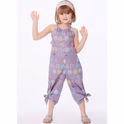 McCall's Patterns McCall's Girl's Baggy Jumpsuit Sewing  Sizes 3-6 Pat