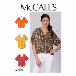 McCall's Patterns McCall's Women's Loose Fitting Blouse Sizes XS-M Se