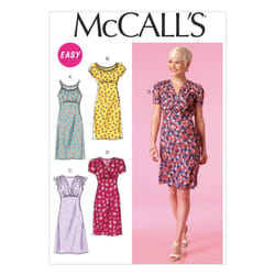 McCall's Patterns M7116 Misses' Dresses, Size F5 (16-18-20-22-24)