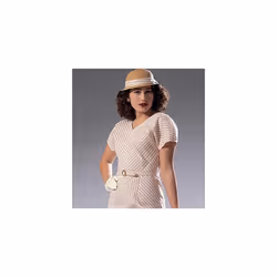 McCall's Patterns M7153 Misses' Dress and Belt Sewing Pattern by The Archive Collection 1933 E5 (14-16-18-20-22)