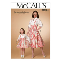 McCall's Patterns M7184 Misses'/Children's/Girls' Top and Jumper Sewin