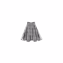 McCalls Patterns M7197 Misses Skirts Sewing Template  A5 68101214
