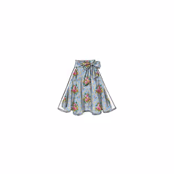 McCalls Patterns M7197 Misses Skirts Sewing Template  A5 68101214