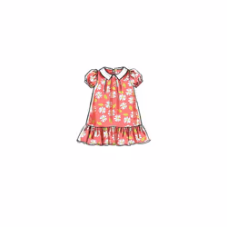 McCall's Patterns M7308 Toddlers' Tent Dresses, CCB