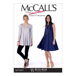 McCall Patterns Misses' Top and Dress