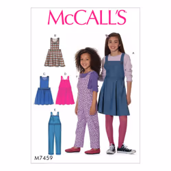 McCall's Patterns Children's/Girls' Jumpers and Overalls