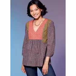 McCall Patterns Misses' V Square-Neck Top  Tunic  and Dresses