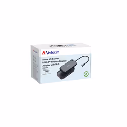 Verbatim Share My Screen 1080p USB-C Wireless Display Adapter with Hub WDA-01 - Additional view 5