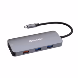 Verbatim CMH-09 USB Type-C 10000 Mbit/s Silver - Additional view 4