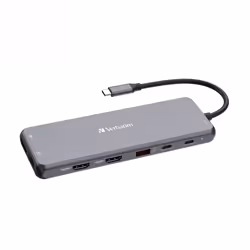 Verbatim CMH-13 USB Type-C 10000 Mbit/s Silver - Additional view 4