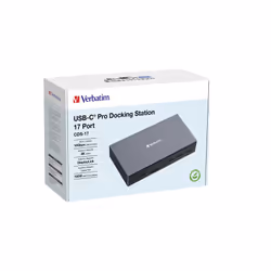 Verbatim CDS-17 Wired USB 3.2 Gen 1 (3.1 Gen 1) Type-C Black, Grey