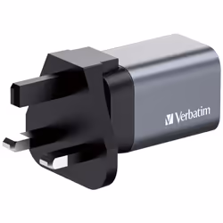 Verbatim GNC-35 GaN Charger 35W with 1 x USB-C PD 35W / 1 x USB-A QC 3.0 (EU/UK/US) - Additional view 6