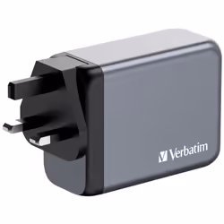Verbatim GNC-200 GaN Charger 200W with 2 x USB-C PD 100W / 1 x USB-C PD 65W / 1 x USB QC 3.0 (EU/UK/US) - Additional view 8