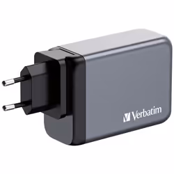 Verbatim GNC-240 GaN Charger 240W with 1 x USB-C 140W /1 x USB-C 100W / 1 x USB-C 65W / 1 x USB-A QC 3.0 (EU/UK/US) - Additional view 3