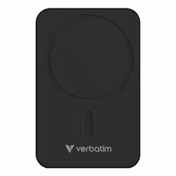 Verbatim Charge 'n' Go Essentials Power Bank Magnetic Wireless 20000 mAh Black, 20000 mAh, Quick Charge 3.0, Wireless chargin ...