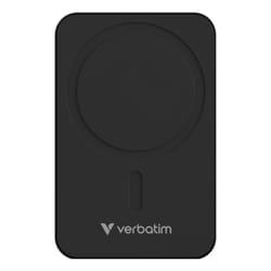 Verbatim Charge 'n' Go Essentials Power Bank Magnetic Wireless 20000 mAh Black