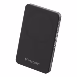 Verbatim Charge 'n' Go Essentials Magnetic Wireless Power Bank 5000 mAh Black - Additional view 2