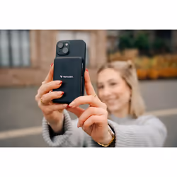 Verbatim Charge 'n' Go Essentials Magnetic Wireless Power Bank 5000 mAh Black - Additional view 4