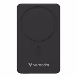 Verbatim Charge 'n' Go Essentials Magnetic Wireless Power Bank 10000 mAh Black - Additional view 2