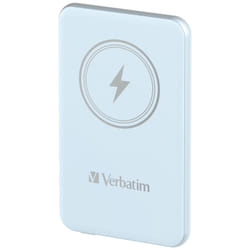 Verbatim Charge 'n' Go Magnetic Wireless Power Bank 5000mAh Blue