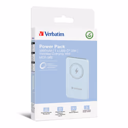 Verbatim Charge 'n' Go Magnetic Wireless Power Bank 5000mAh Blue - Additional view 5