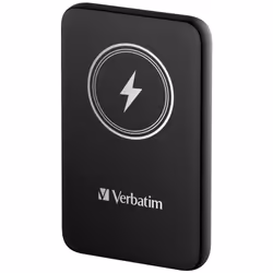 Verbatim Charge 'n' Go Magnetic Wireless Power Bank 10000mAh Black, 10000 mAh, Lithium Polymer (LiPo), Quick Charge 3.0, Wire ...
