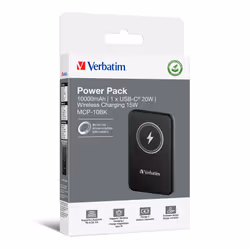 Verbatim Charge 'n' Go Magnetic Wireless Power Bank 10000mAh Black - Additional view 5