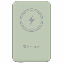 Verbatim Charge 'n' Go Magnetic Wireless Power Bank 10000mAh Green