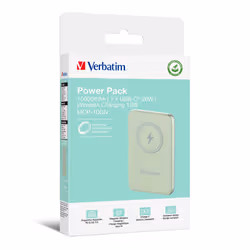 Verbatim Charge 'n' Go Magnetic Wireless Power Bank 10000mAh Green - Additional view 5