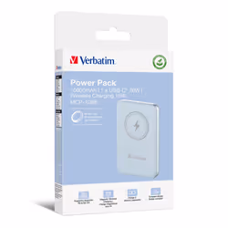 Verbatim Charge 'n' Go Magnetic Wireless Power Bank 10000mAh Blue - Additional view 5